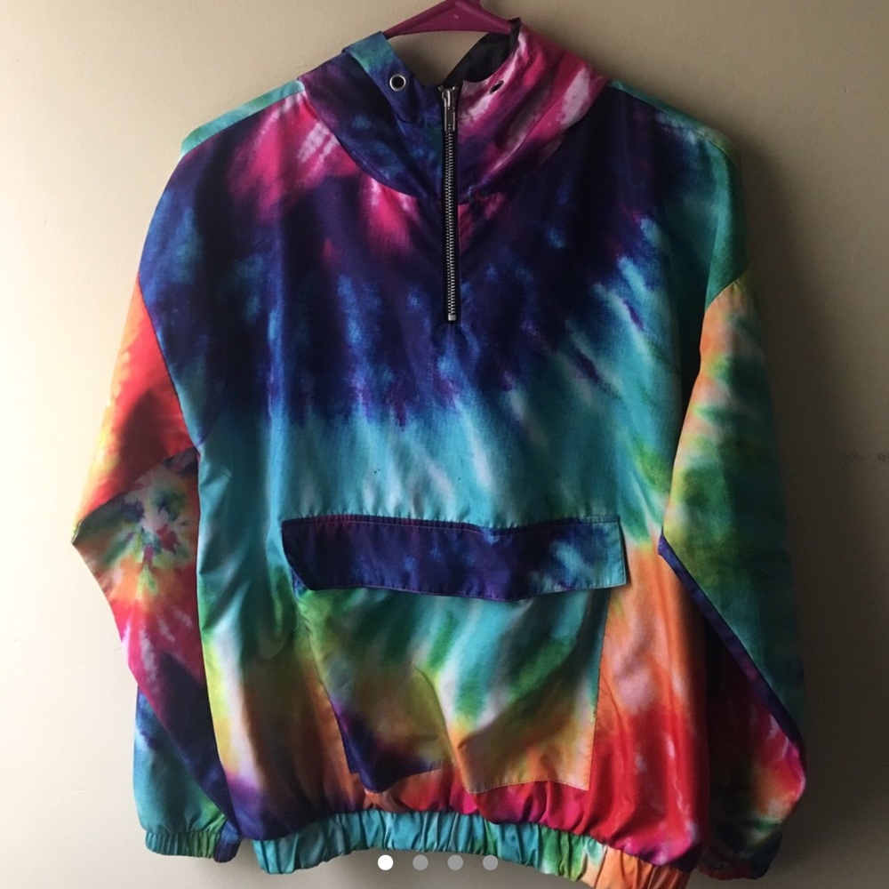 tie dye windbreaker